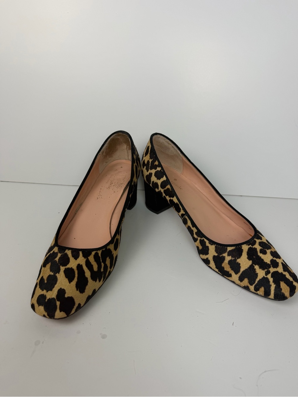 kate spade Leopard Haircalf Slip-On in Black and Tan 10M